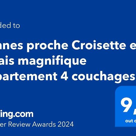 Cannes Proche Croisette Et Palais Magnifique Appartement 4 Couchages Exterior foto